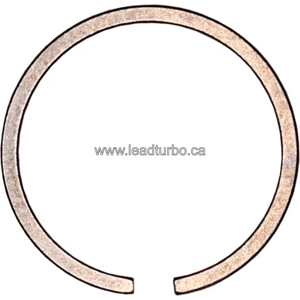 Détail de la bague de piston en métal pour turbo
