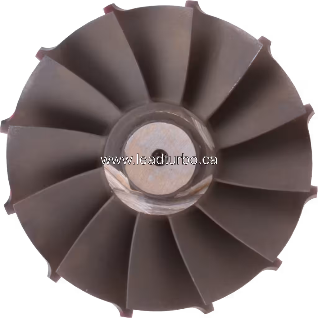 Roue de turbine 3535161 J96 - Pièce de rechange pour turbocompresseur top view