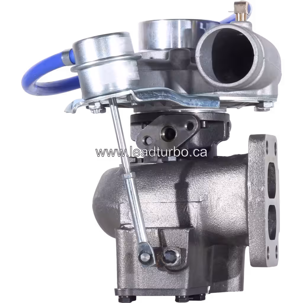 Turbosprężarka 2674A082 TBP412 widok z przodu do Perkins T6 60