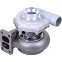 Turbosprężarka Volvo BM 4400 z widocznymi uchwytami montażowymi