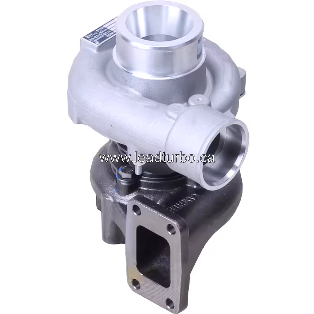 Turbosprężarka aftermarket do Deutz widok boczny z uchwytem