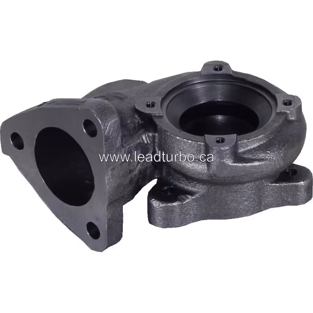 452540-0003 GT1749S Turbine Housing for Hyundai Starex D4BH bottom 45 degree view