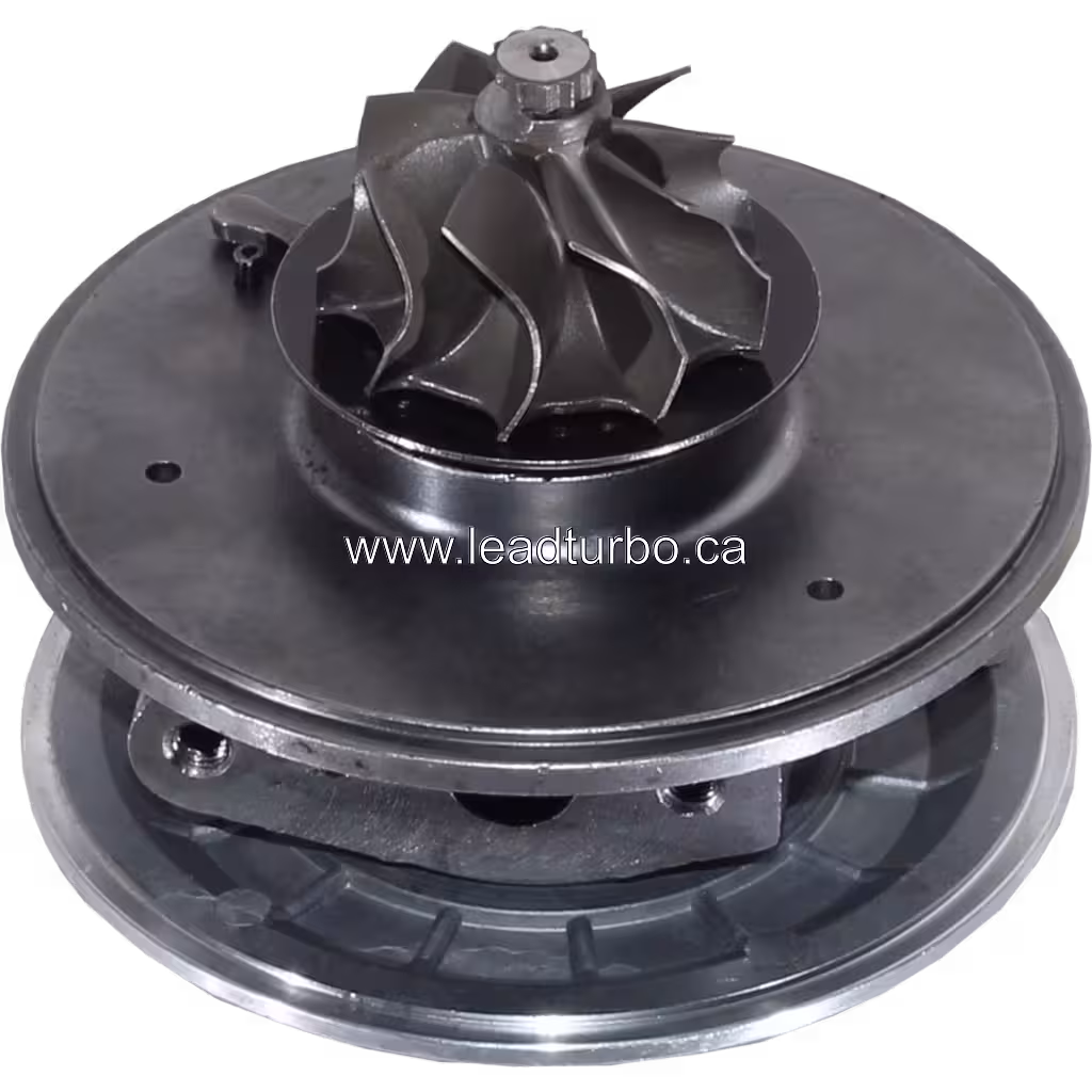 705954-0009 GT2052V Turbocharger Core for Nissan ZD30ETI bottom 45 degree view
