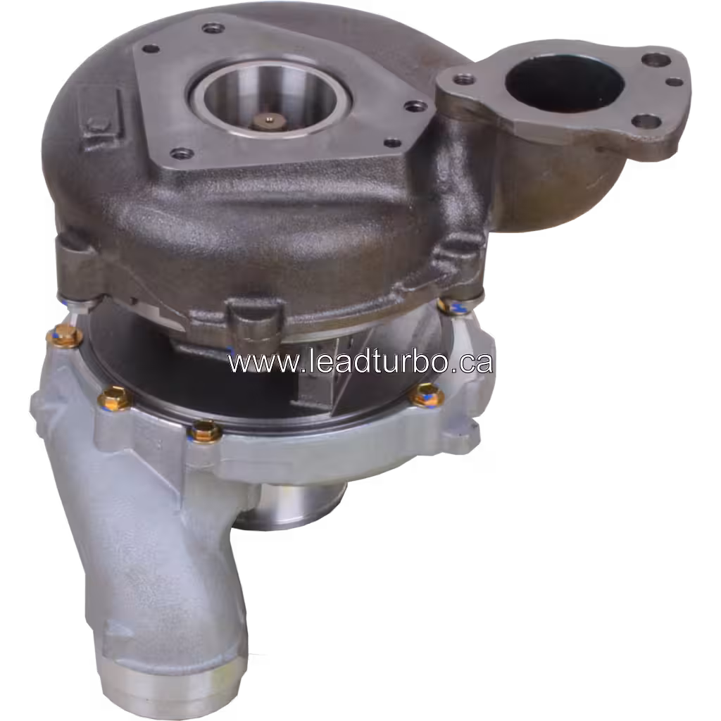 777318-0002 GTB2056VK Turbocharger Replacement for Mercedes-Benz OM642 bottom 45 degree view