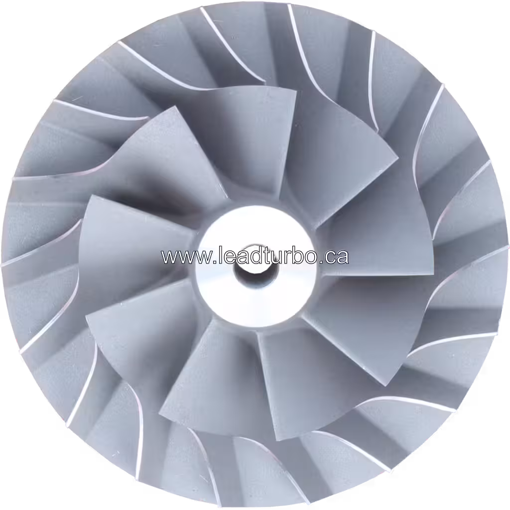 Koło sprężarki turbosprężarki 49132-05110 CW (TD09L-34QRC) – Zamiennik top view
