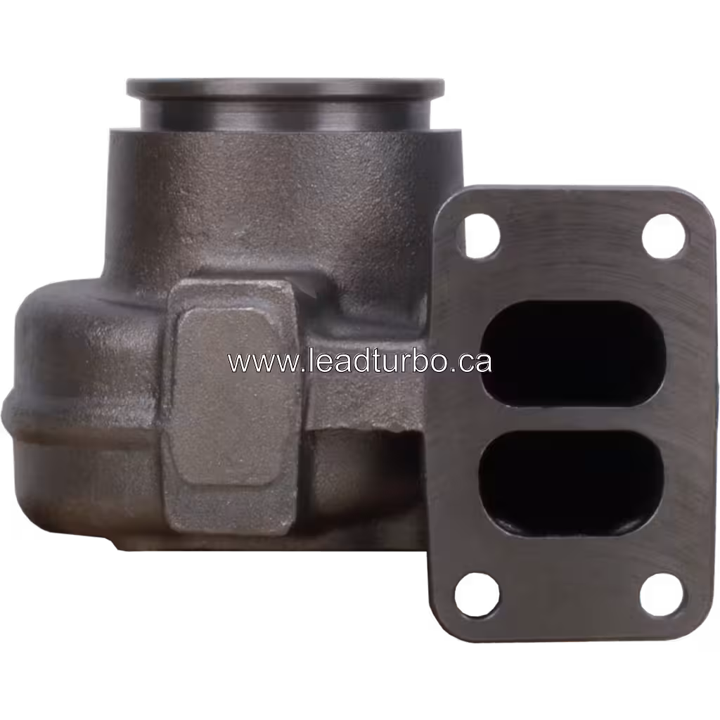 Vista frontal da Turbine Housing FOR 3802770 TH com assento de rolamento central