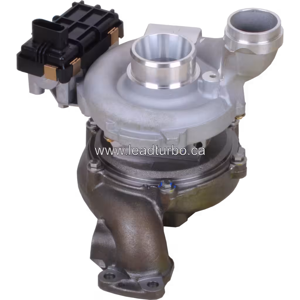 Turbocompresseur 777318-0002 GTB2056VK pour Mercedes OM642 45 degree view