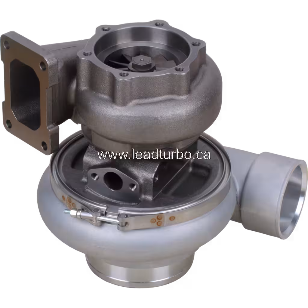 Turbosprężarka zamiennik do Komatsu D155, HD325, HM350 (SAA6D140E) bottom 45 degree view