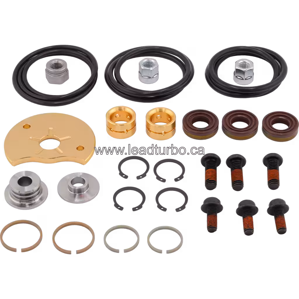 FOR 3787604 RK J96 turbocharger repair kit layout with seals and hardware