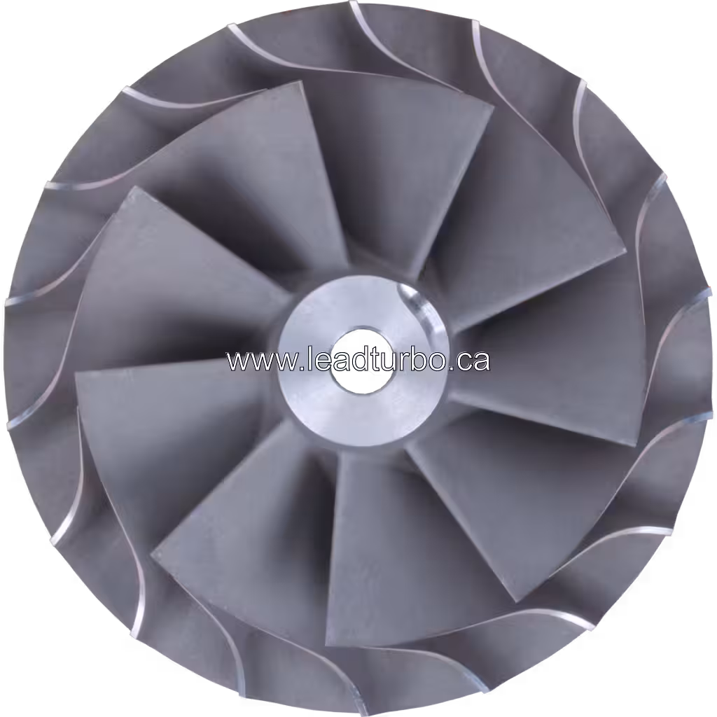 6502-52-1010 Compressor Wheel for Komatsu KTR130-33CAW Turbocharger top view