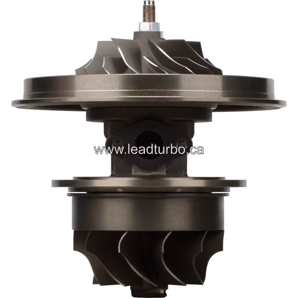 Vista frontal do Core HC5A FOR 3594027 com roda do compressor e carcaça