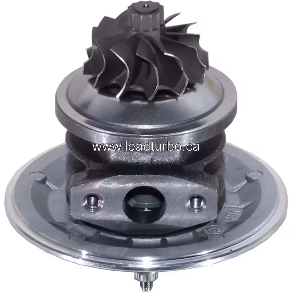 Core de Turbocompressor GT2052S 451298-0024 para Perkins T4 40 225HP bottom 45 degree view