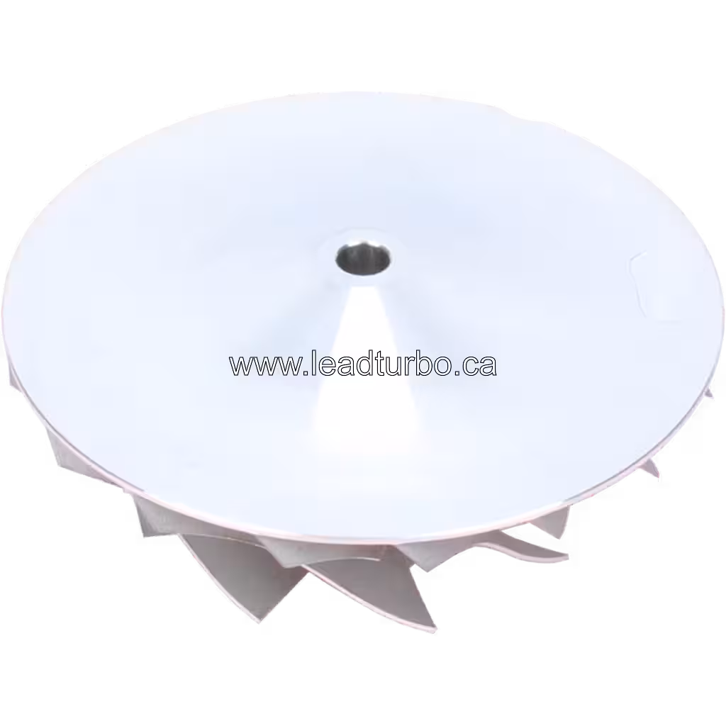Roue compresseur 3597222 HE551V pour IVECO Cursor 13 bottom 45 degree view