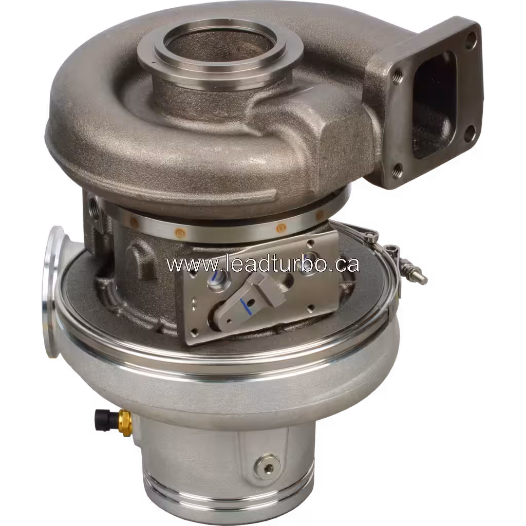 Turbosprężarka 3774626 HE500VG do Cummins ISX1 - Zamiennik bottom 45 degree view
