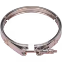 V-band 59001095275 для турбокомпресора S510C004, вид зверху, металеве кільце з шарніром