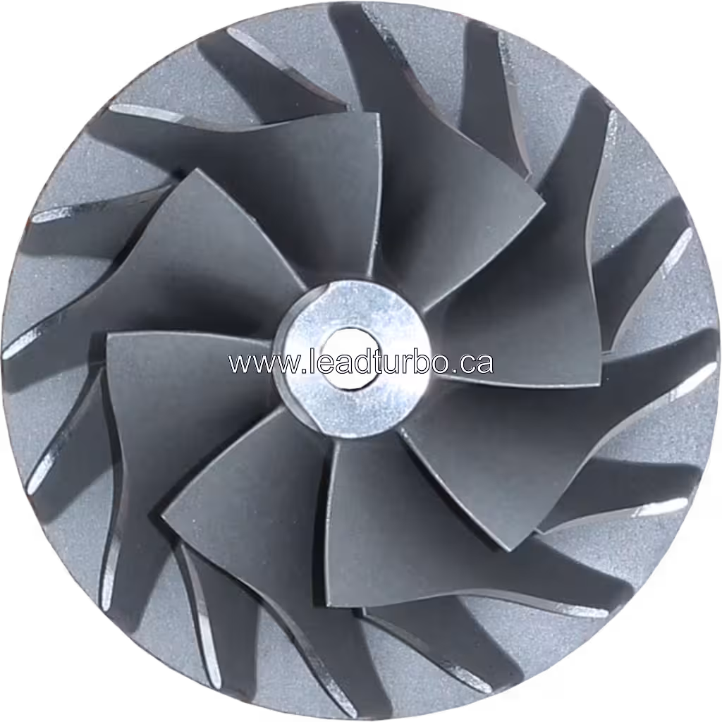 3599593 Kompressorrad für HX35W Turbo, metallische Oberfläche