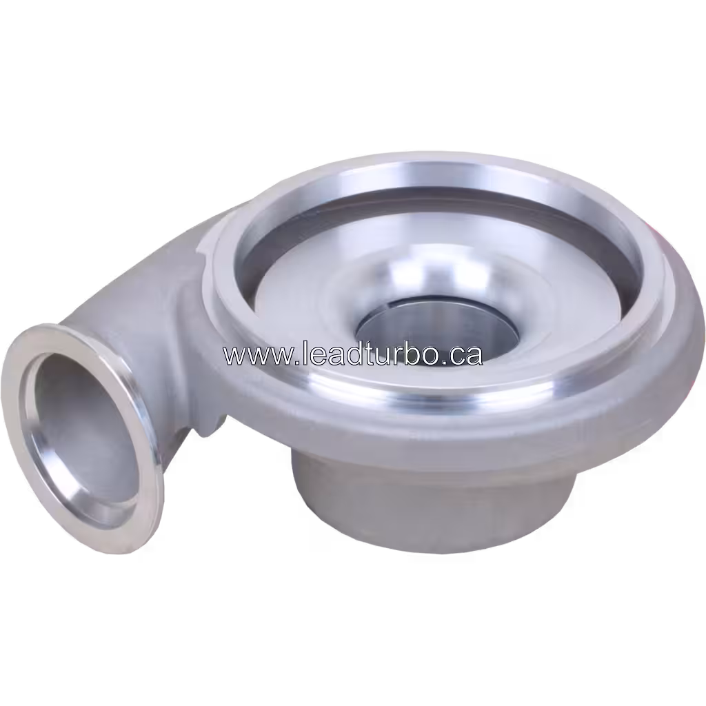 Obudowa sprężarki turbosprężarki HX55W 4046127 CH do Cummins ISX bottom 45 degree view