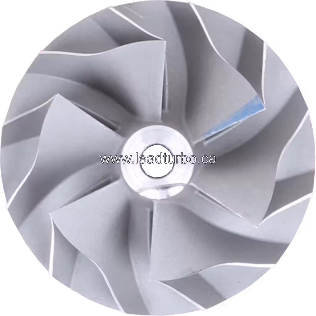 Peça de reposição roda compressora turbo