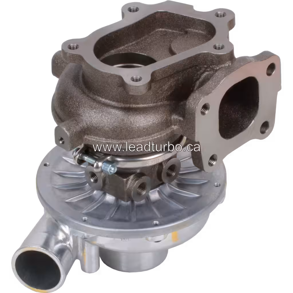 Turbo 8973628390 RHF55-13003P23NHBR494BZ para Isuzu 4HE1 e Hitachi ZX210 bottom 45 degree view
