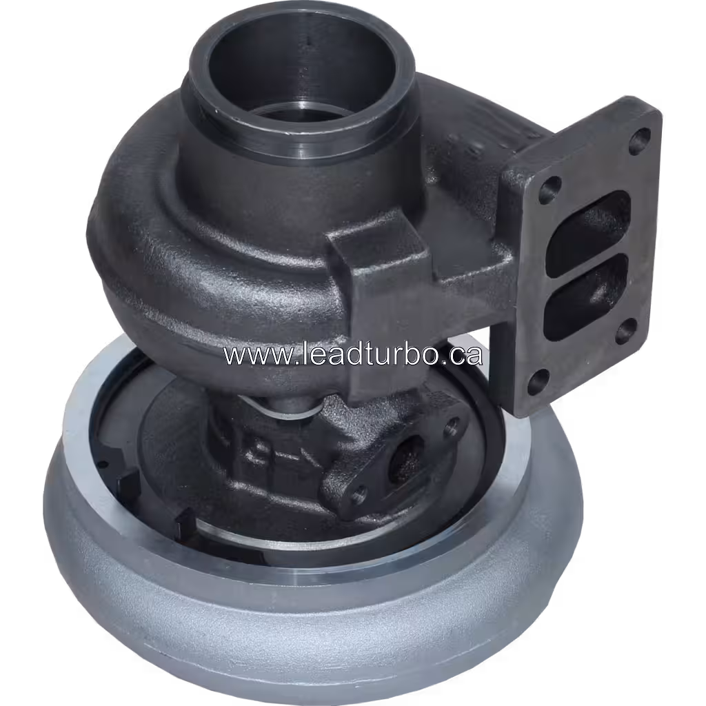 Turbocompresseur HX35 4038475 pour Cummins 6BTAA - Remplacement bottom 45 degree view