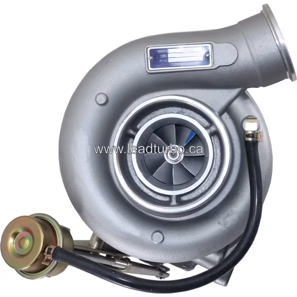 Unidade de turbocompressor Volvo D7A vista lateral