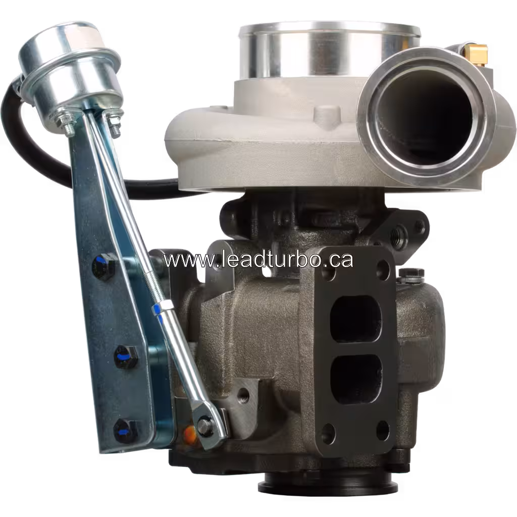 Turbosprężarka 4043980 HE351W widok z przodu do Cummins ISDE6