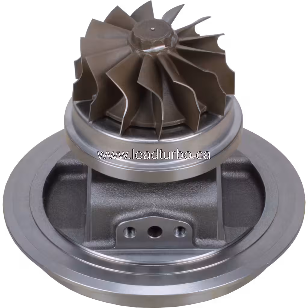 Core turbosprężarki do KOMATSU HD465-7 / PC1250-8 (SAA6D170E-5B) bottom 45 degree view