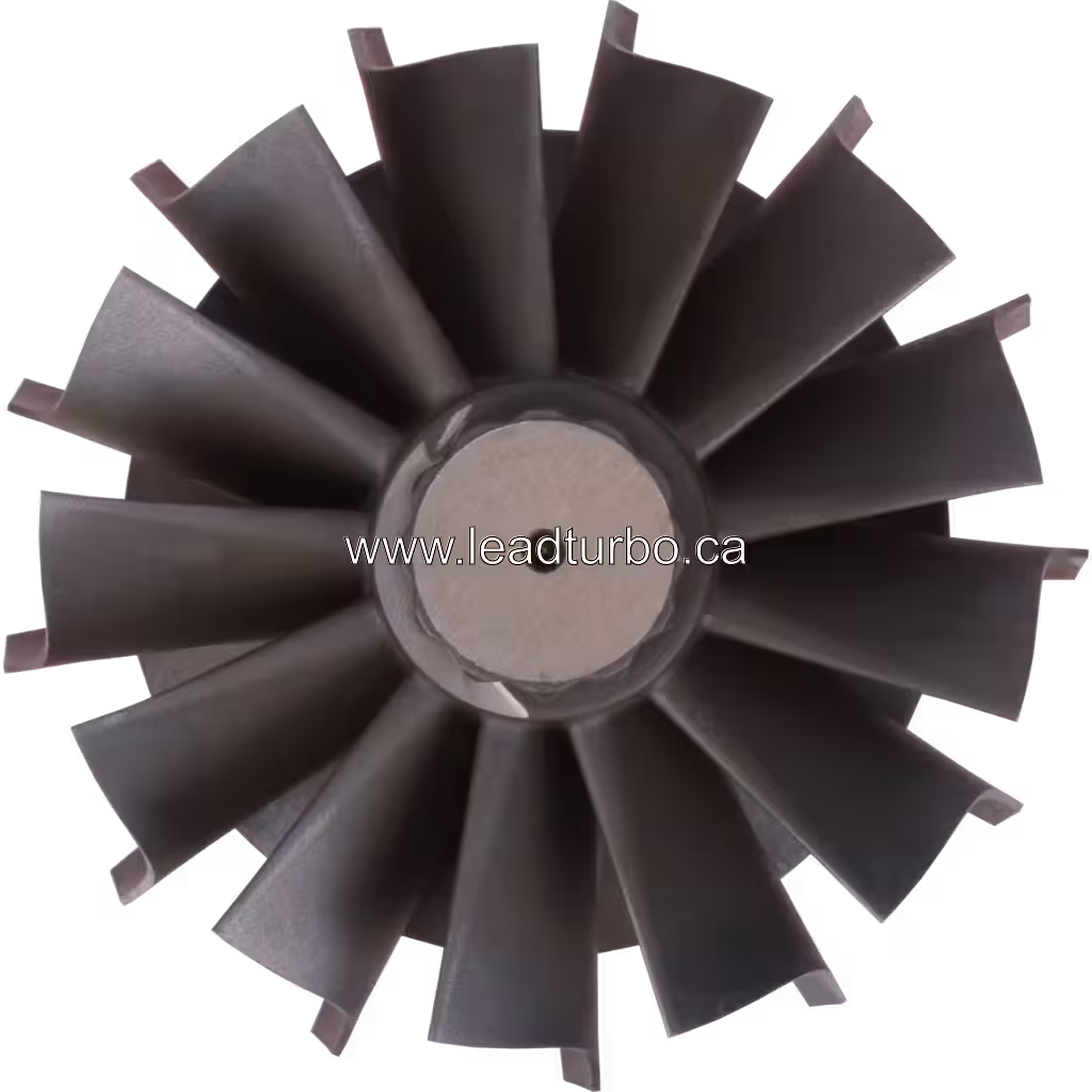 Rueda de Turbina 3535721-CAST-2 para Turbo HX83 Cummins QSK60 top view