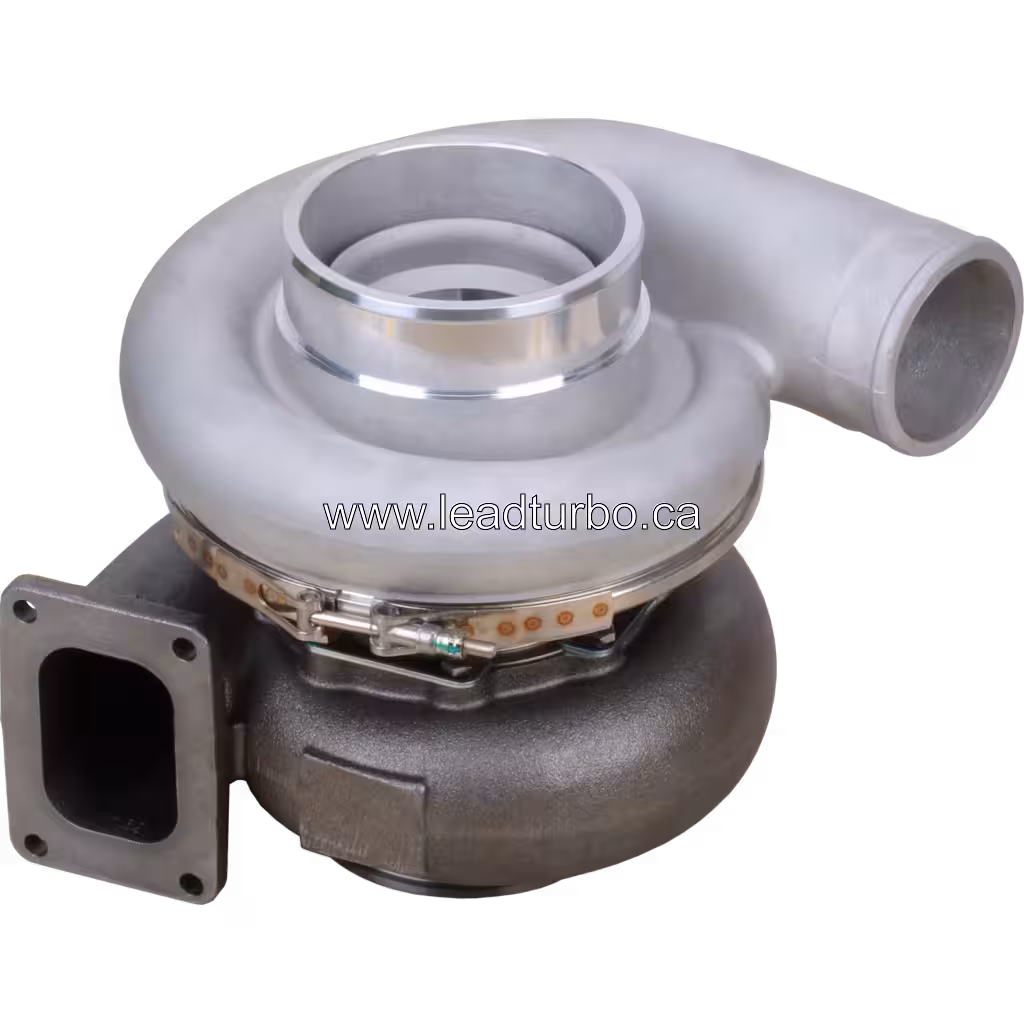 Turbo T18A40 407370-5009 para Detroit Diesel 12V150T 45 degree view