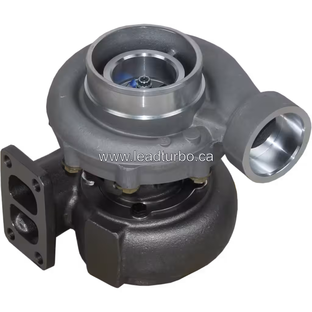 Vista frontal del turbo 318766 para Deutz BF6M1013FC