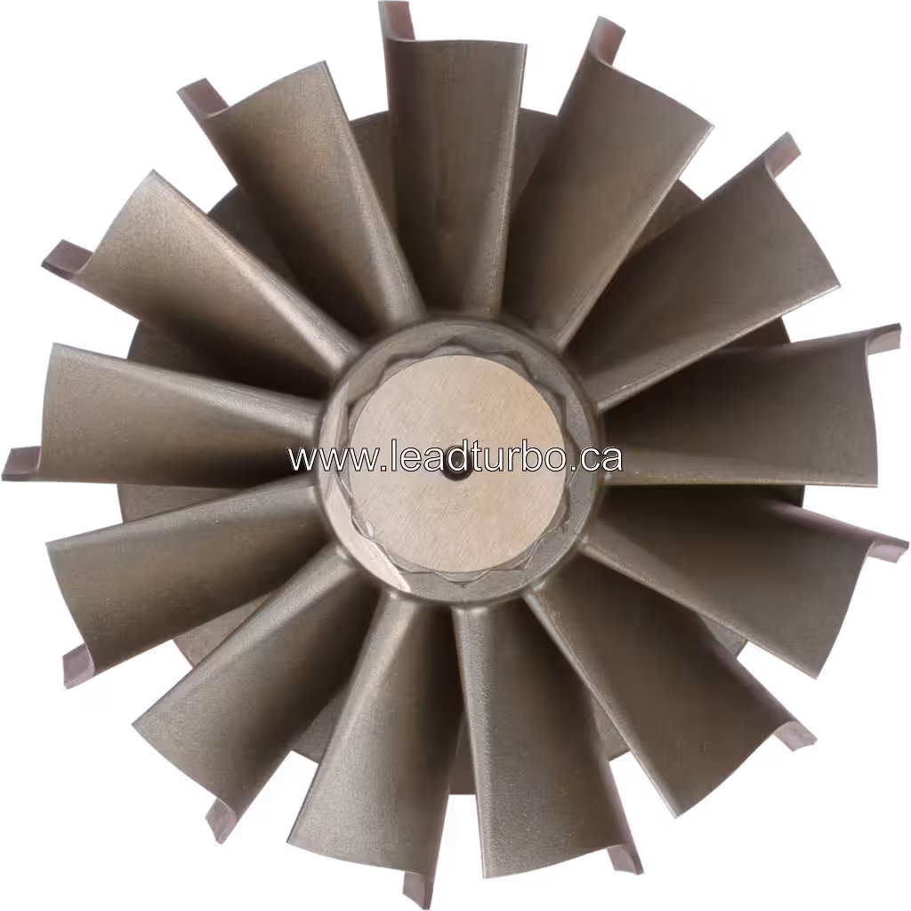 Roda de Turbina 3535721-CAST-2 para Turbo HX83 Cummins QSK60 top view