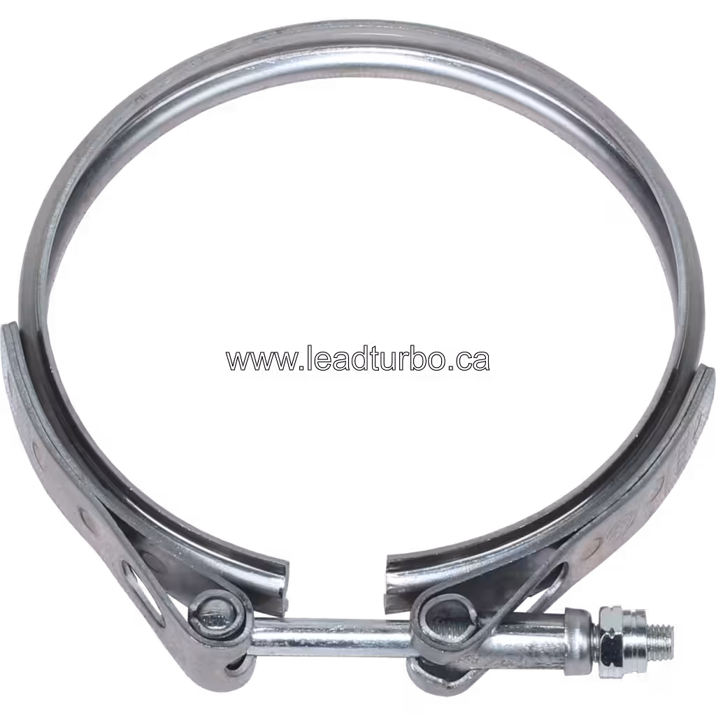 V-band 3595763 do turbosprężarki HX55 Cummins ISX1 45 degree view