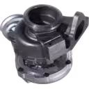 GT1852V Turbolader Ansicht von vorne und hinten