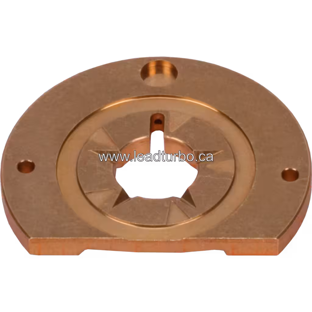 Vue rapprochée du palier de poussée turbo HX80