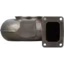 Turbine Housing 3522911A HC5A em metal fundido cinza com flange retangular