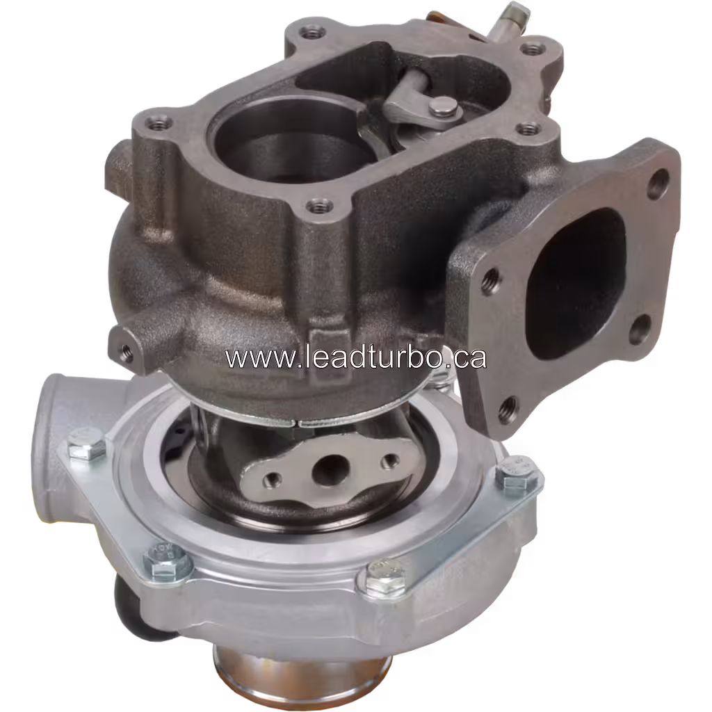 Turbocompresseur 700716-5009 avec bride turbine à 4 boulons et roue compresseur visible