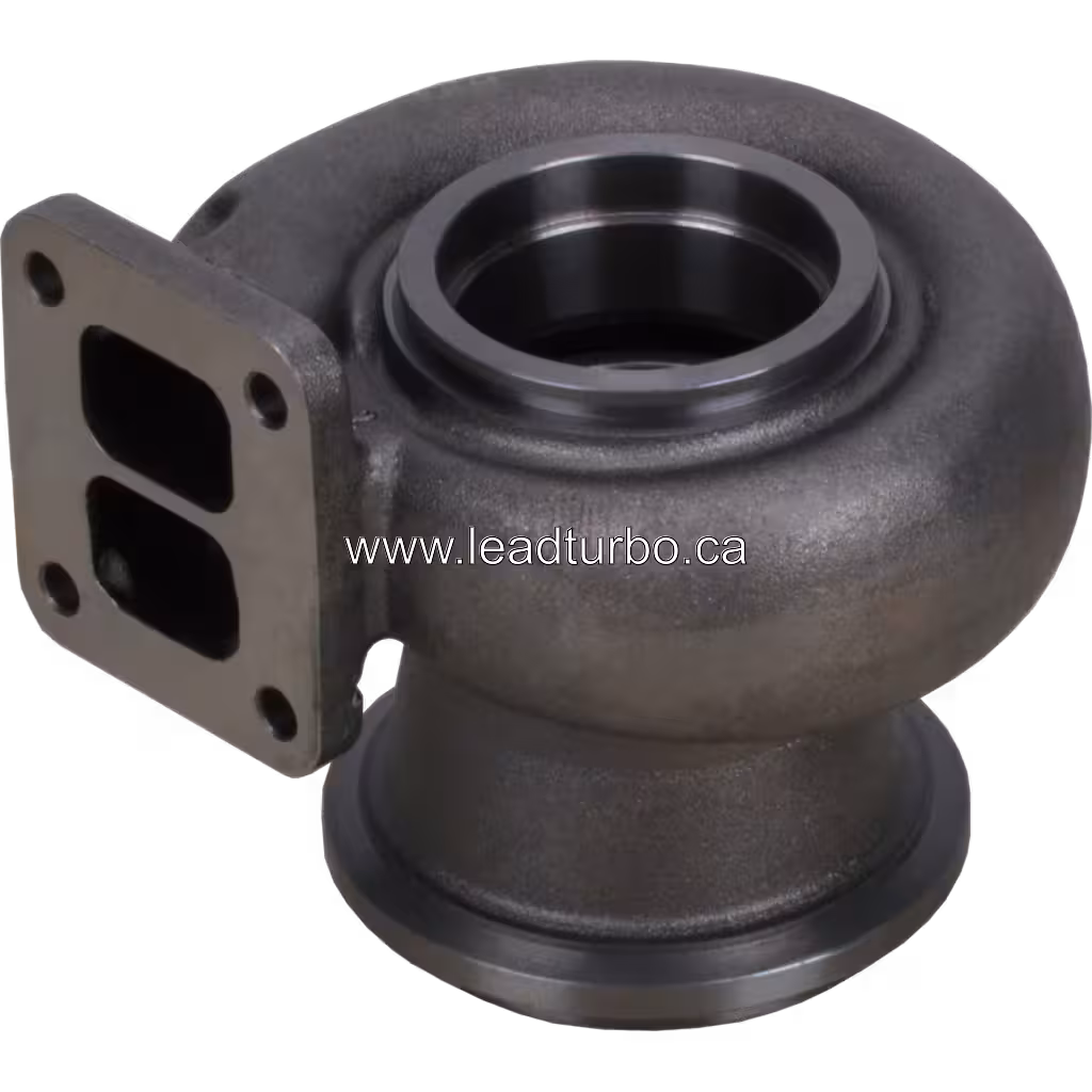178484 TH Turbine Housing J96 Turbocharger bottom 45 degree view