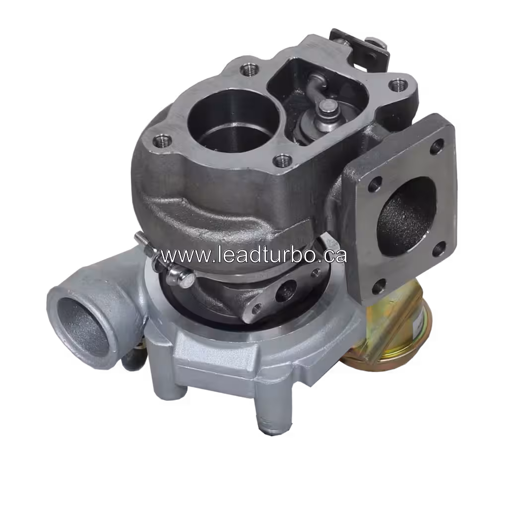 Турбокомпресор 49377-01590 TD04L-10T для Komatsu PC100 (S4D95L) bottom 45 degree view