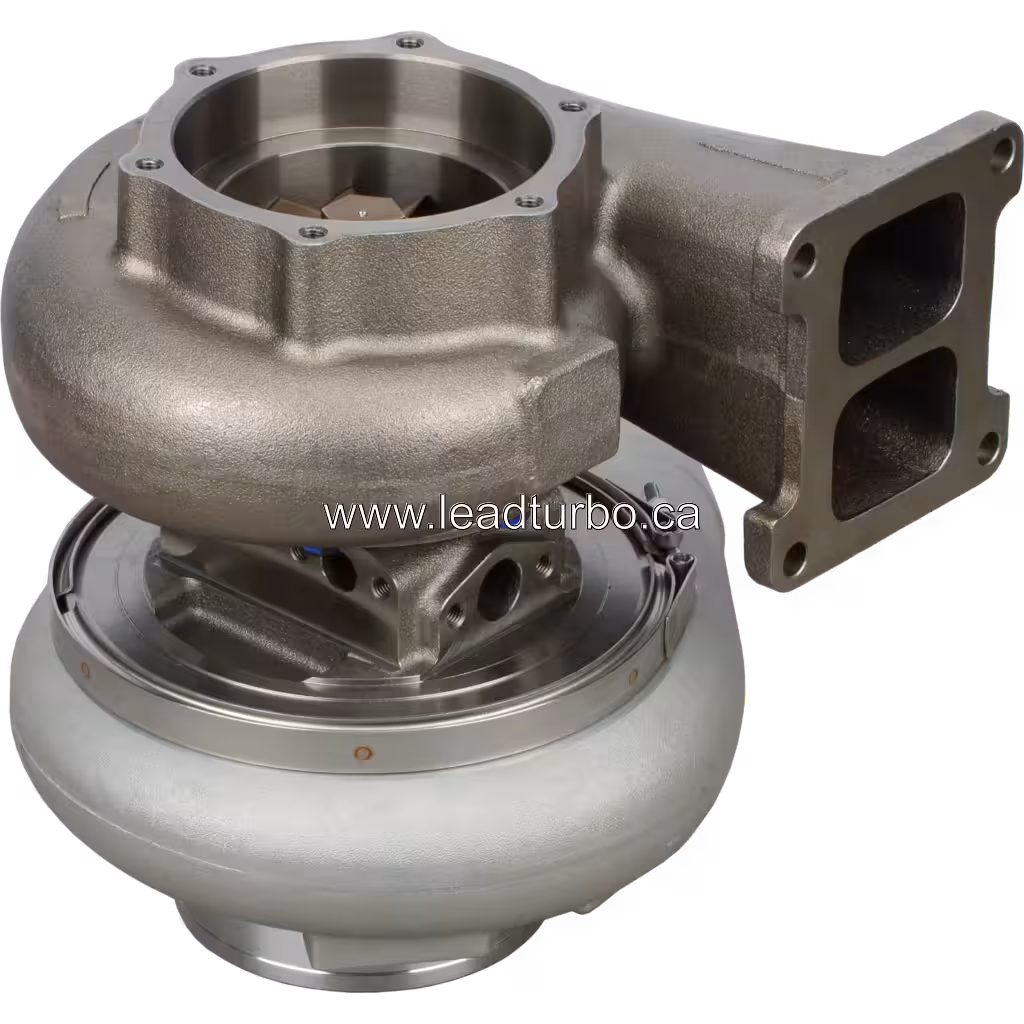 Турбокомпресор 6502525020 KTR130-33BAW для Komatsu PC1250-SP8 (SAA6D170E) bottom 45 degree view
