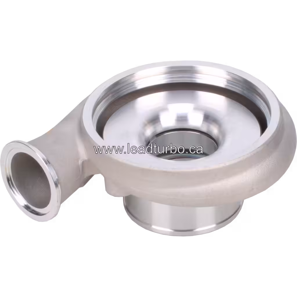 Корпус компресора турбокомпресора HX40G 4038537 CH (заміна) bottom 45 degree view