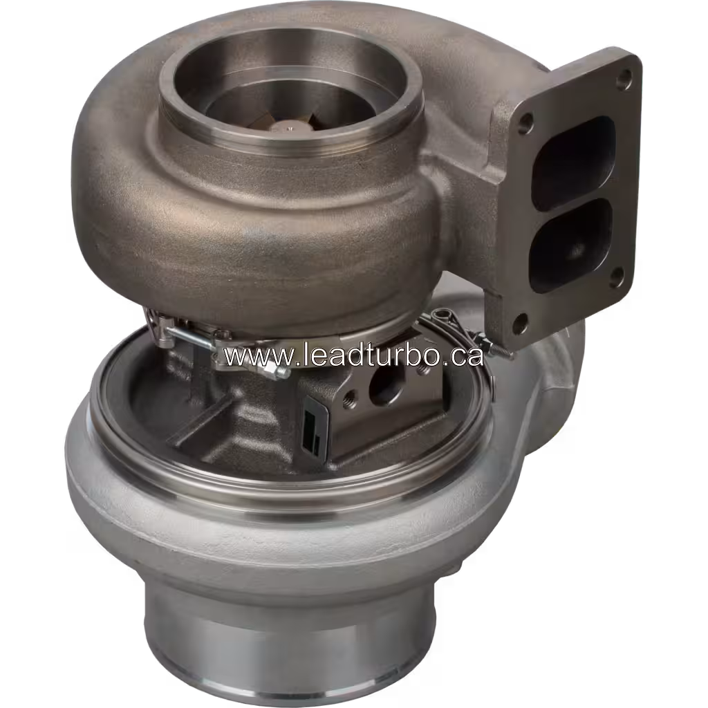 Detalle de la carcasa del compresor turbo CAT 3406