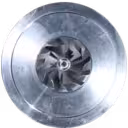 Core GT2259LS FOR 24100-4631 vista frontal com eixo central e carcaça