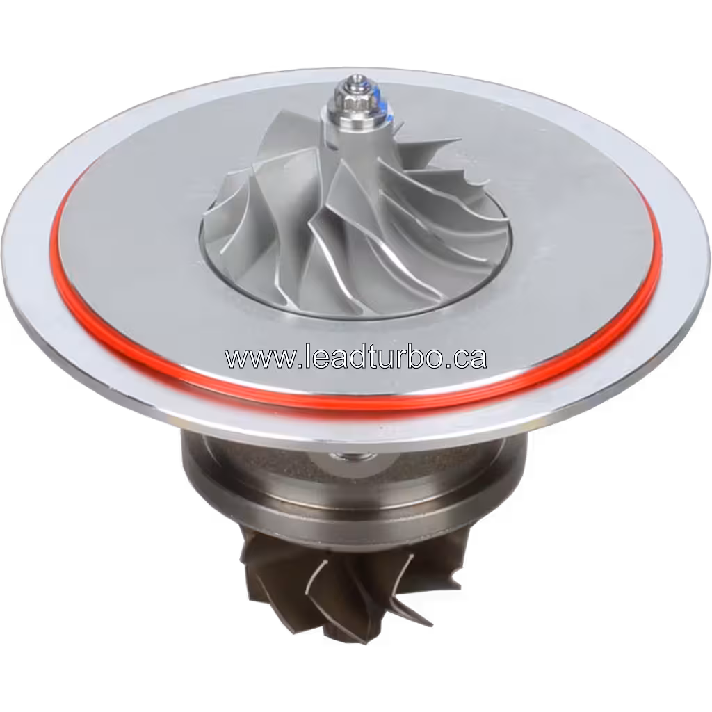 Core GT2259LS FOR 24100-4631 vista replacement mostrando roda do compressor