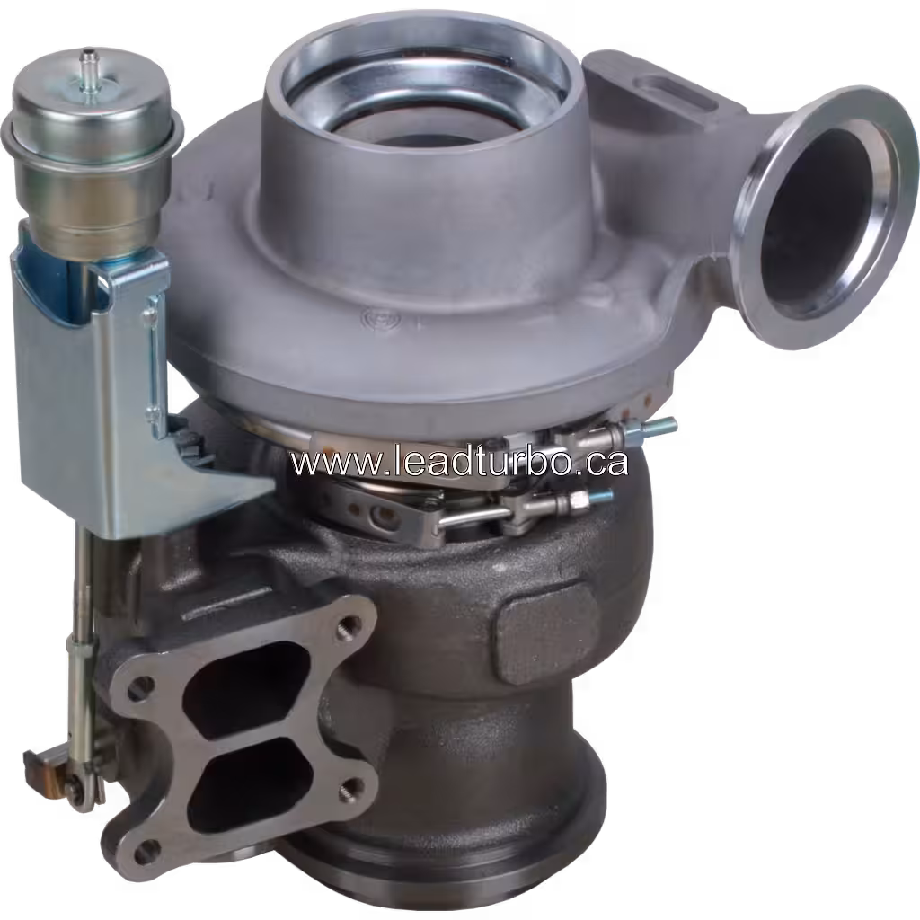 Turbocompresseur 3593623 HX55W pour Cummins ISX2 45 degree view