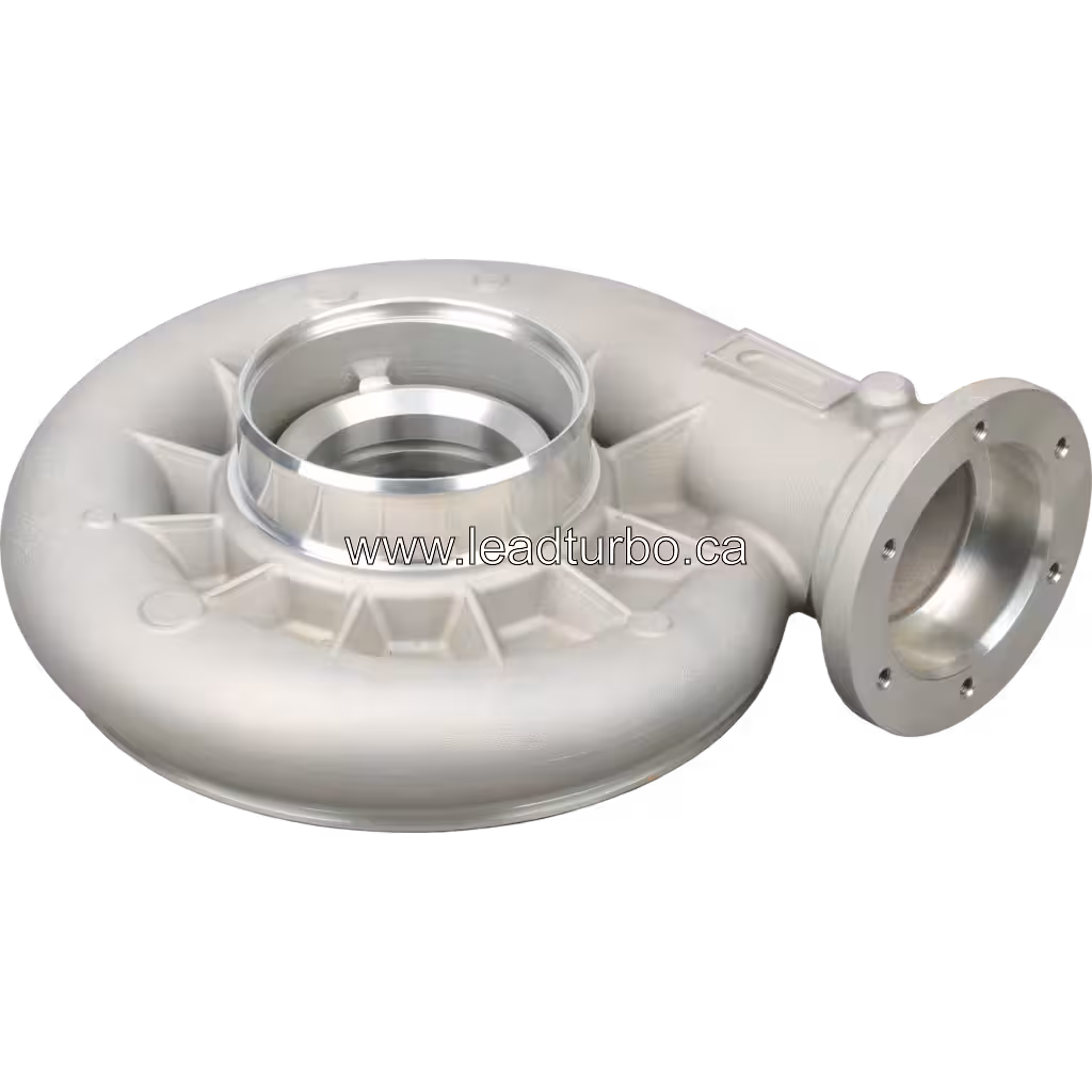 3598329 CH HX82 Compressor Housing for Cummins QSV91 45 degree view