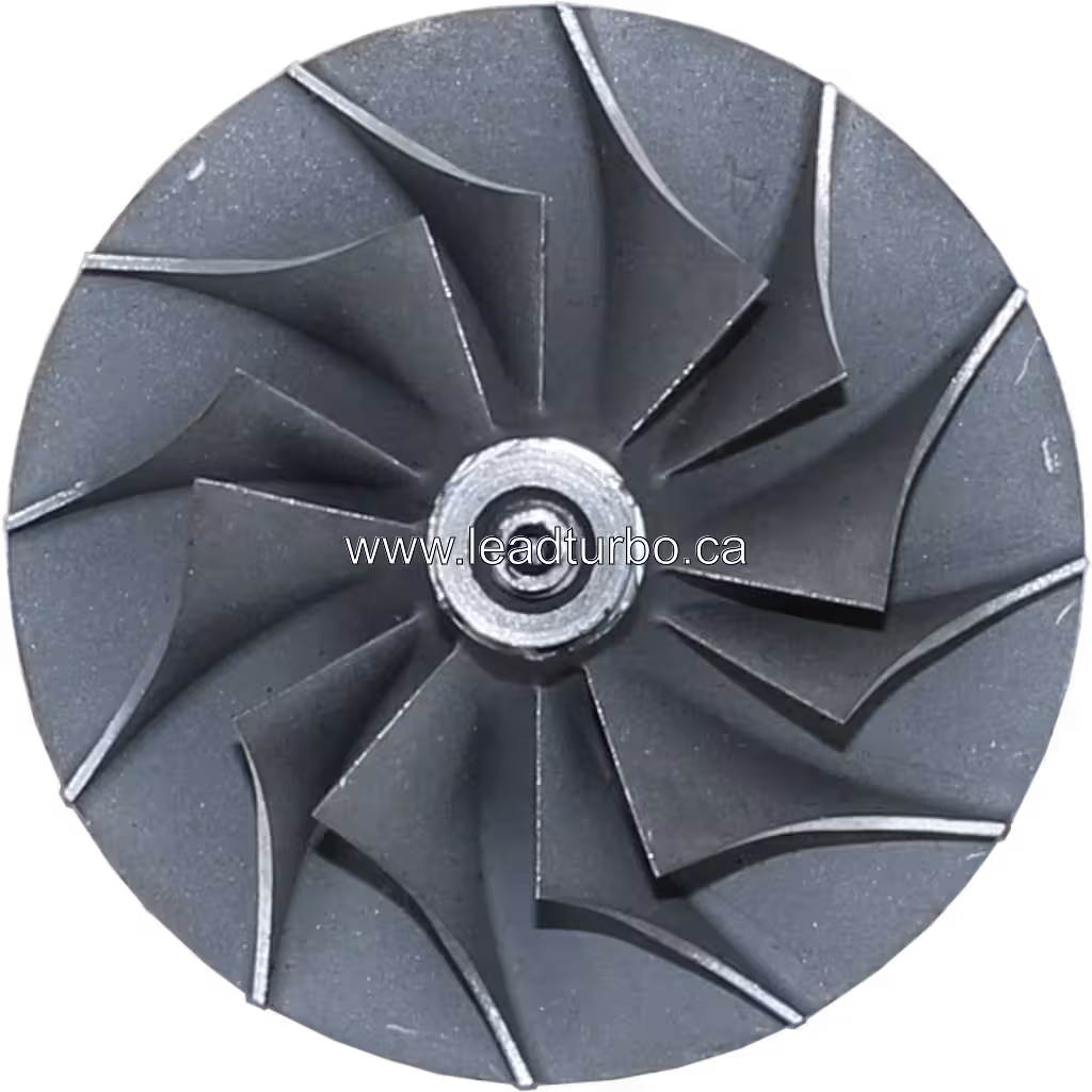 Rotor turbosprężarki 5316-710-0002 RA widok boczny i wału