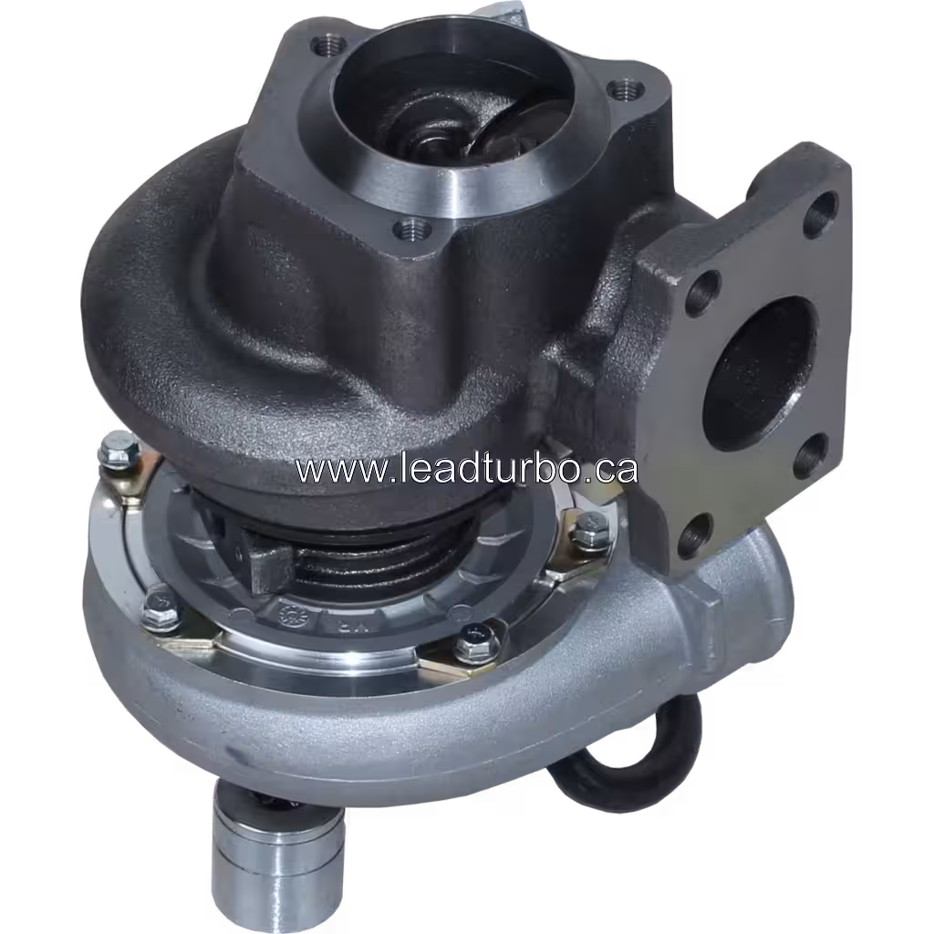 2674A392 GT2052S Turbolader Ersatz für Perkins 4CX & 1004-40T bottom 45 degree view
