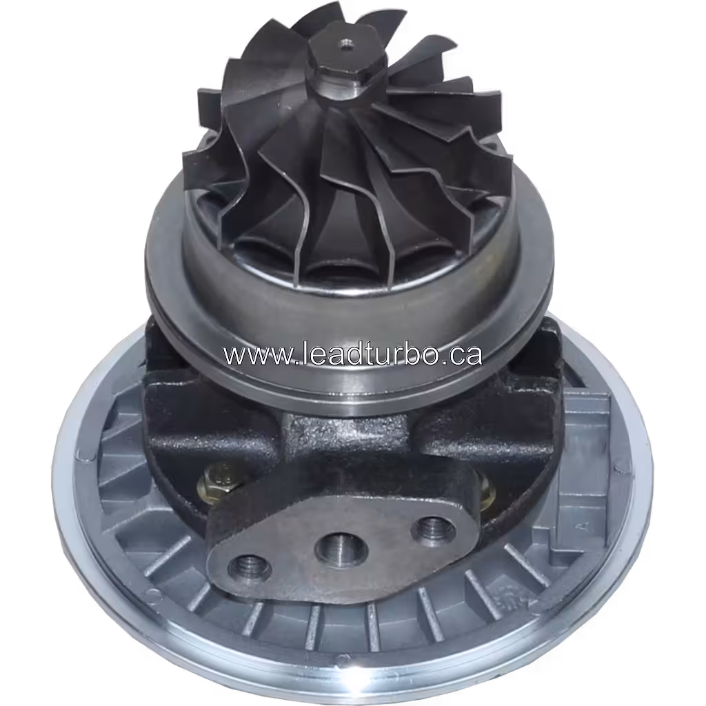 Core турбокомпресора 409172-0102 для Komatsu PC200-5 (S6D95) bottom 45 degree view
