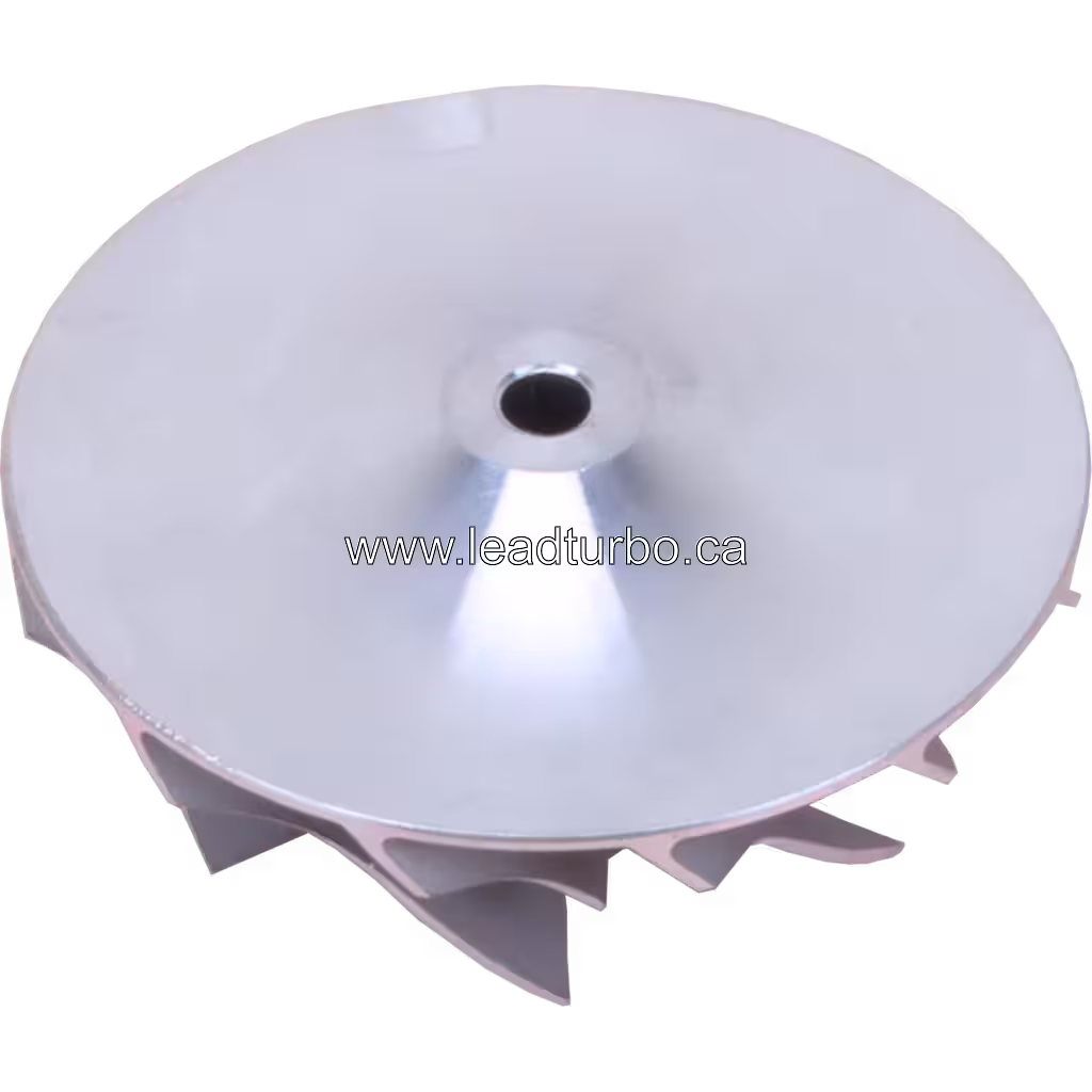 Detalhe da roda compressora 408105-0278 CW LeadTurbo