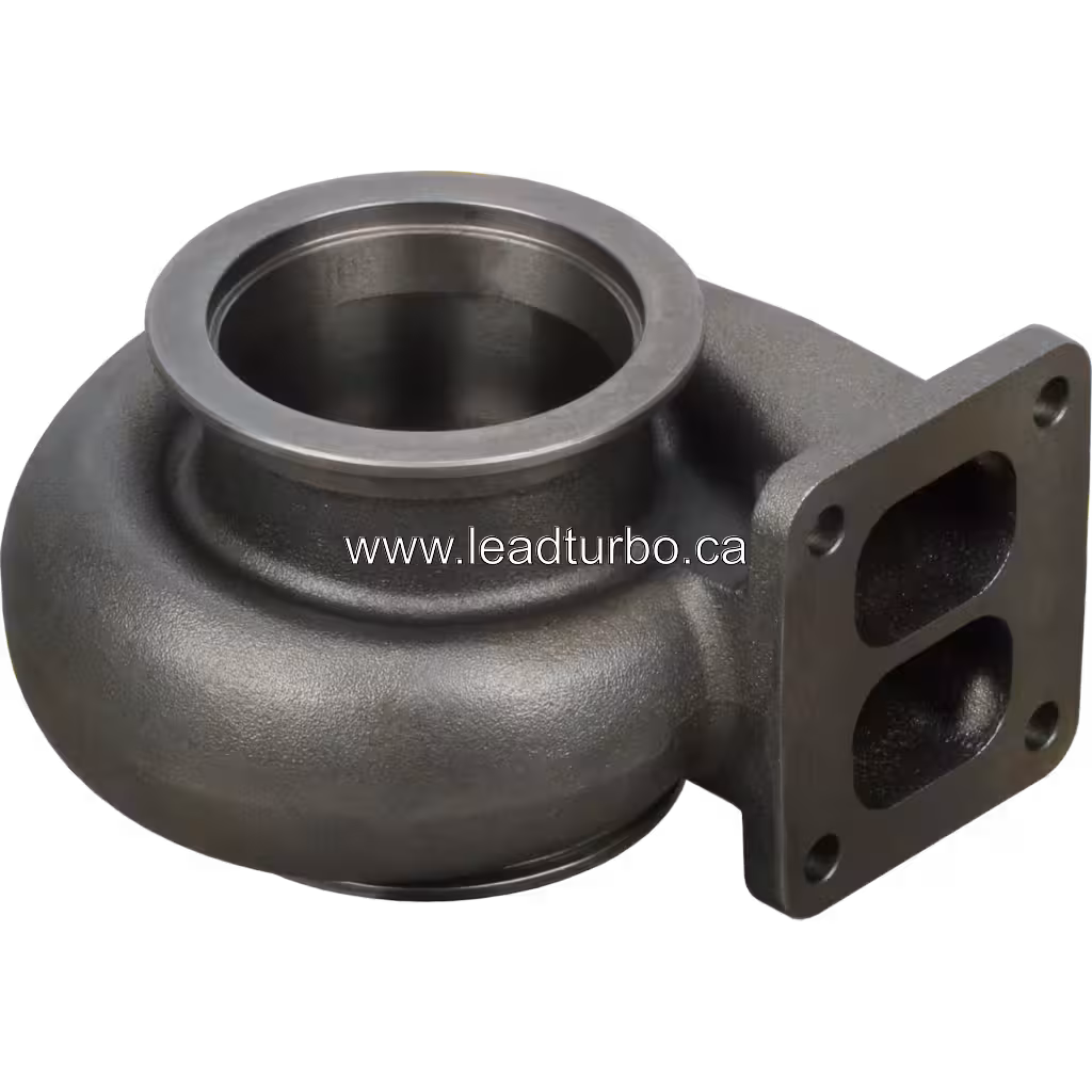 Turbine housing en métal coulé avec entrée polie et support de montage